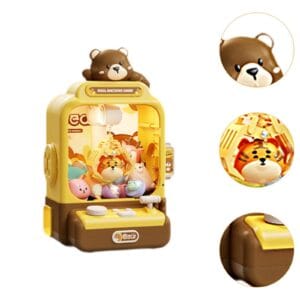 mini bear doll claw machine & gashapon toy