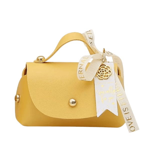 luxury leather gift bag